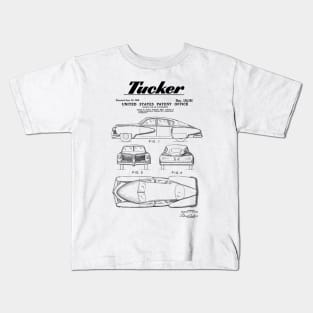 Tucker Automobile Patent Black Kids T-Shirt